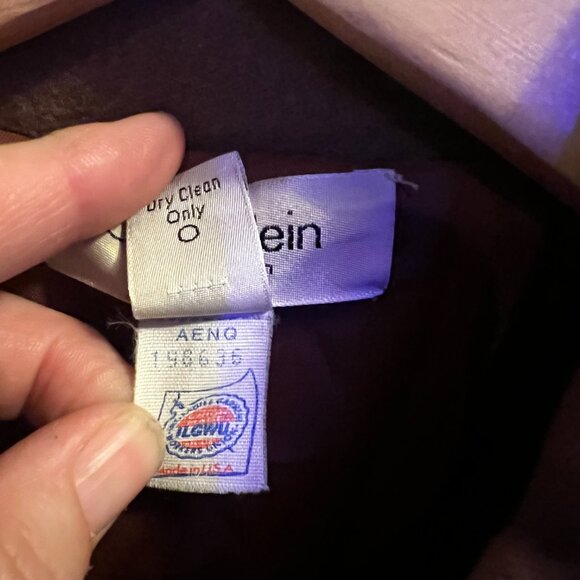 Calvin Klein Vintage 1970s size 10 Utility coat Blazer with iLGWU label EUC - Picture 7 of 9